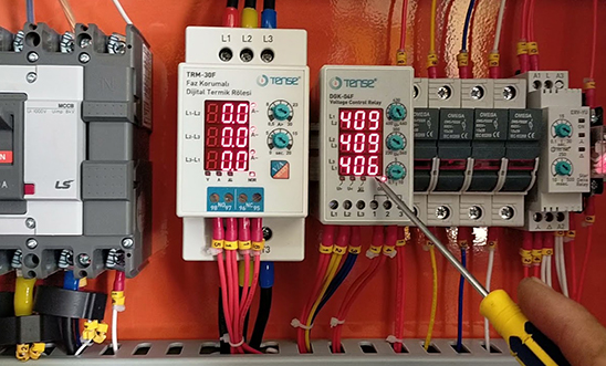 Ứng dụng relay bảo vệ mất pha, đảo pha MX100
